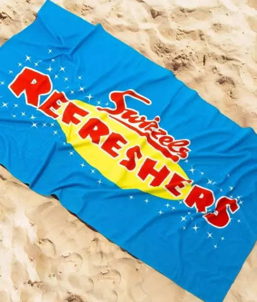 They're also selling a Refreshers beach towel, £19.99.