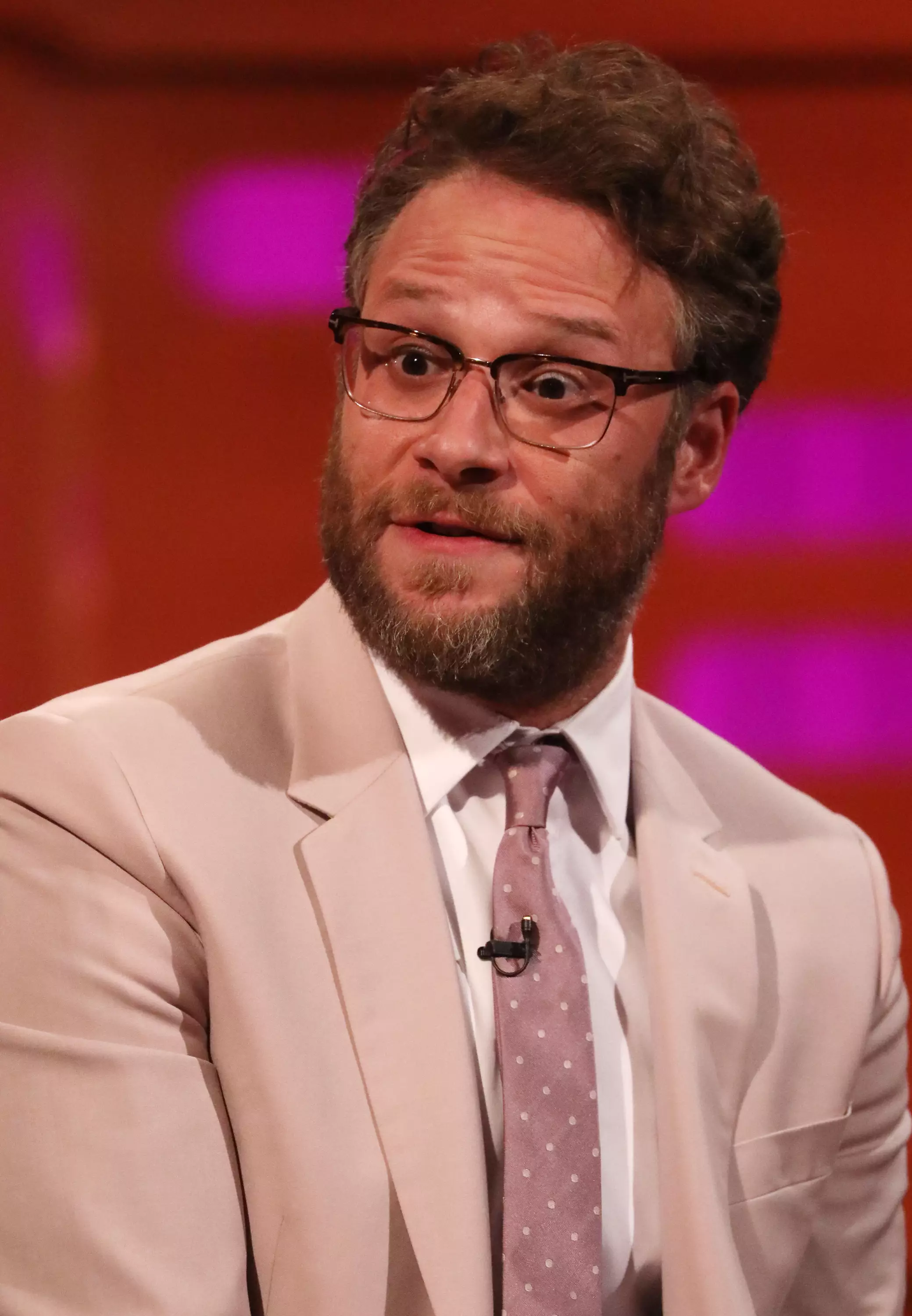 Seth Rogen says his weed smoking doesn't stop when he is on set.