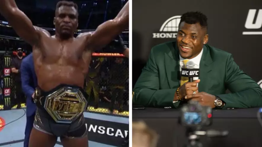 Dana White Refuses To Put UFC Belt Around Francis Ngannou's Waist