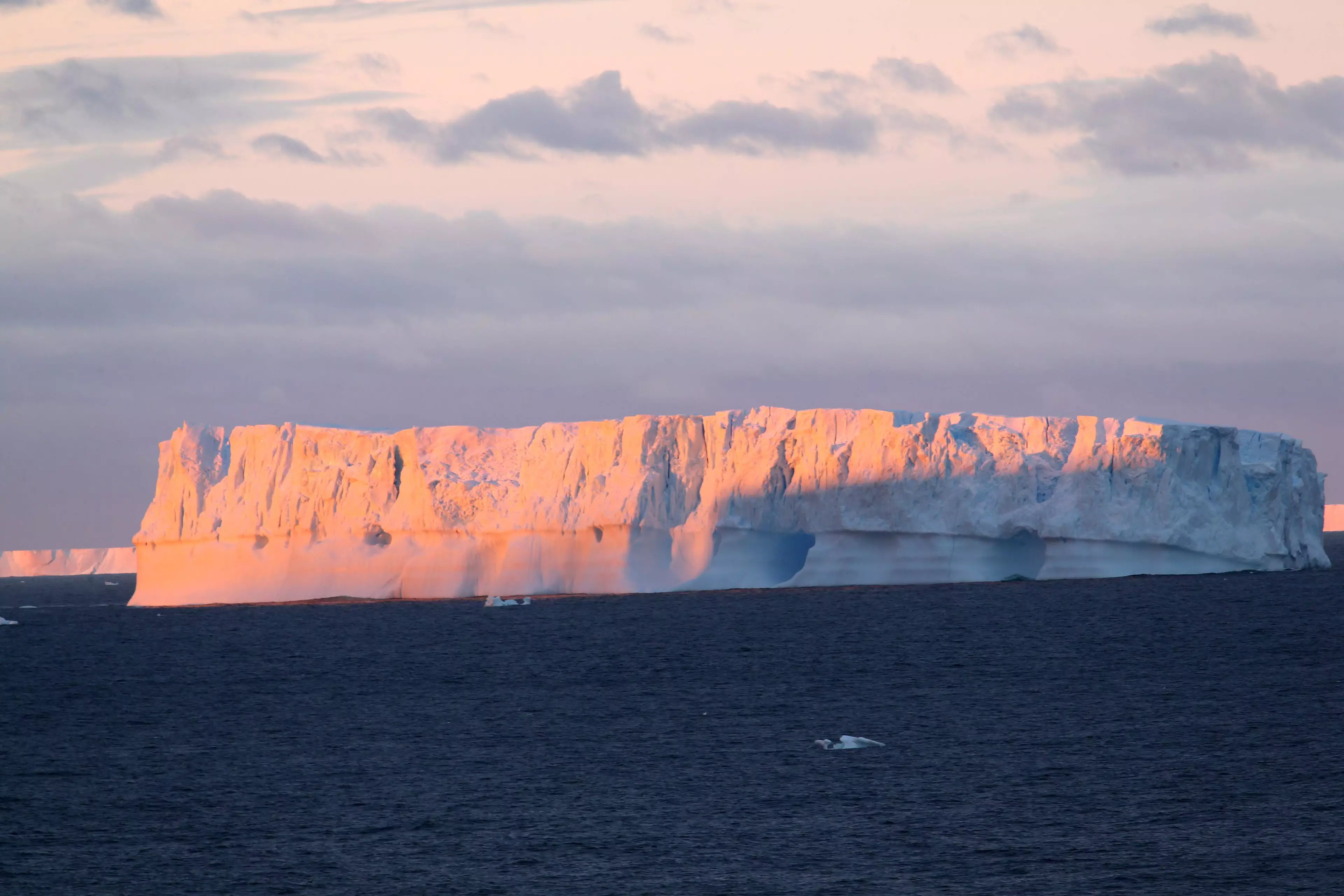 Some effects, such as the melting of ice sheets in Antarctica, will take longer to see.
