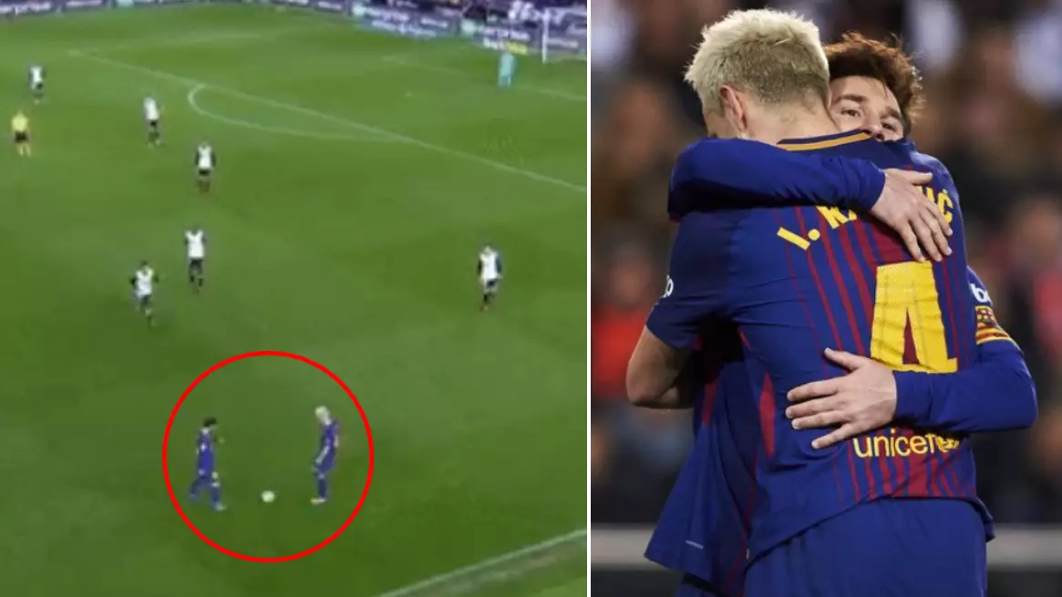 Lionel Messi And Ivan Rakitic Took The Absolute P*ss In The 86th Minute Last Night 