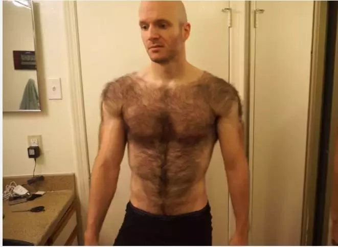 Ridiculously Hairy Lad Films Himself Being Shaved To Prepare For Bodybuilding Competition
