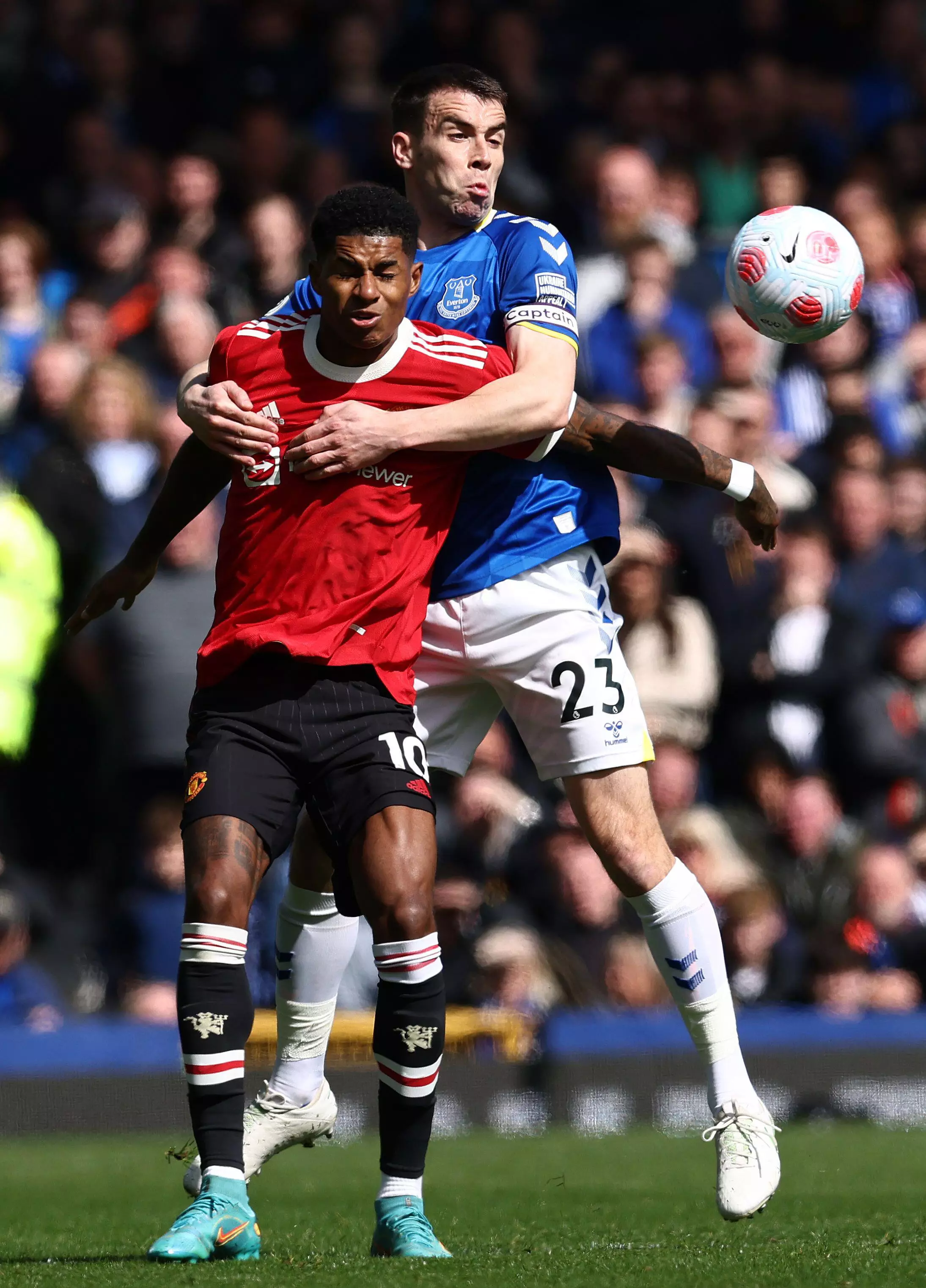 Rashford struggled to make an impact against Everton (Image: PA)