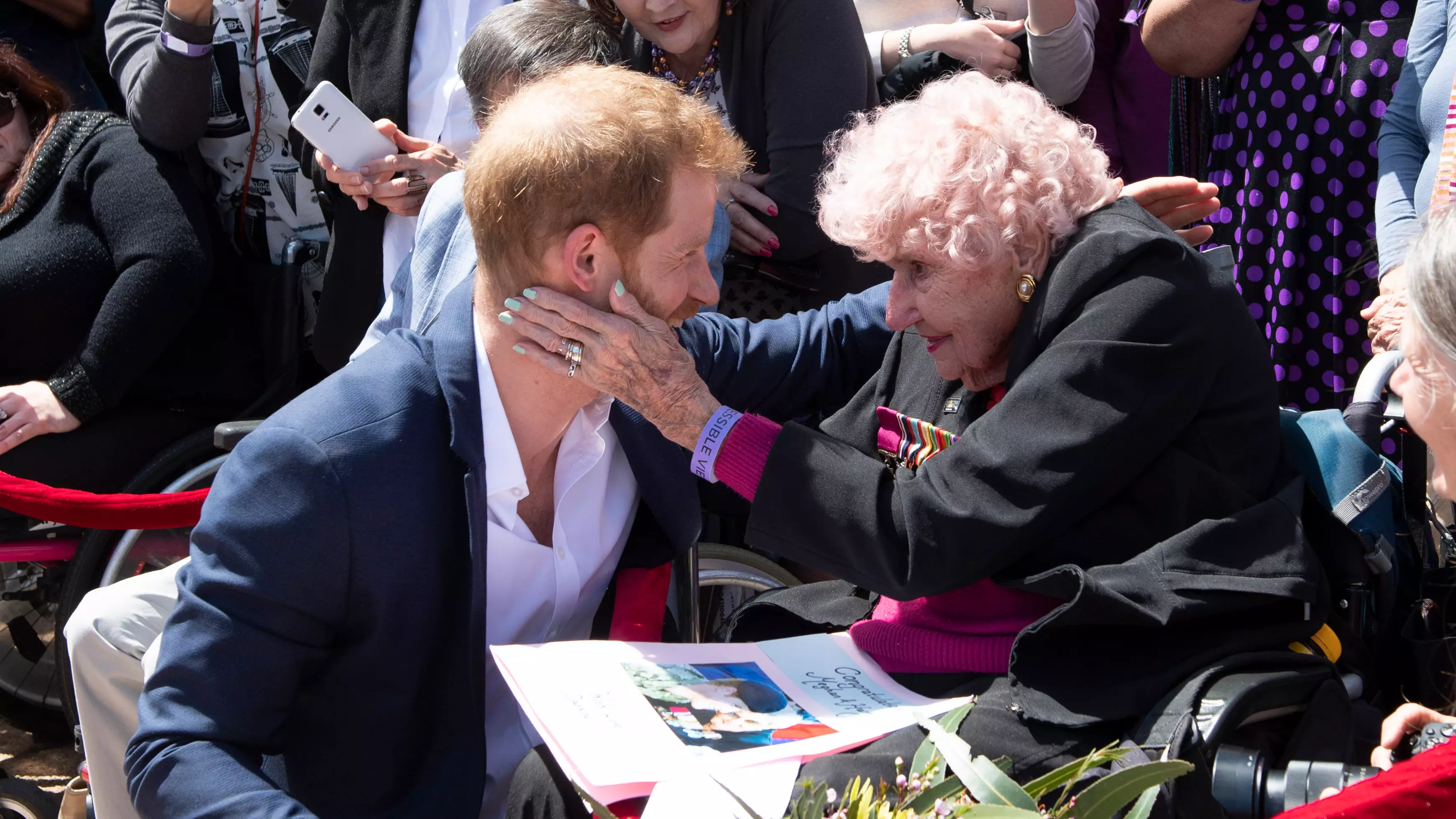 Prince Harry 'Deeply Saddened' After His Biggest Aussie Fan Daphne Died Aged 99