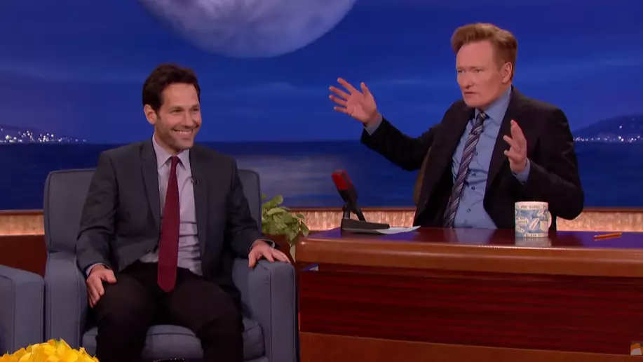 ​Paul Rudd's Been Playing The Same Prank On Conan O'Brien For 16 Years