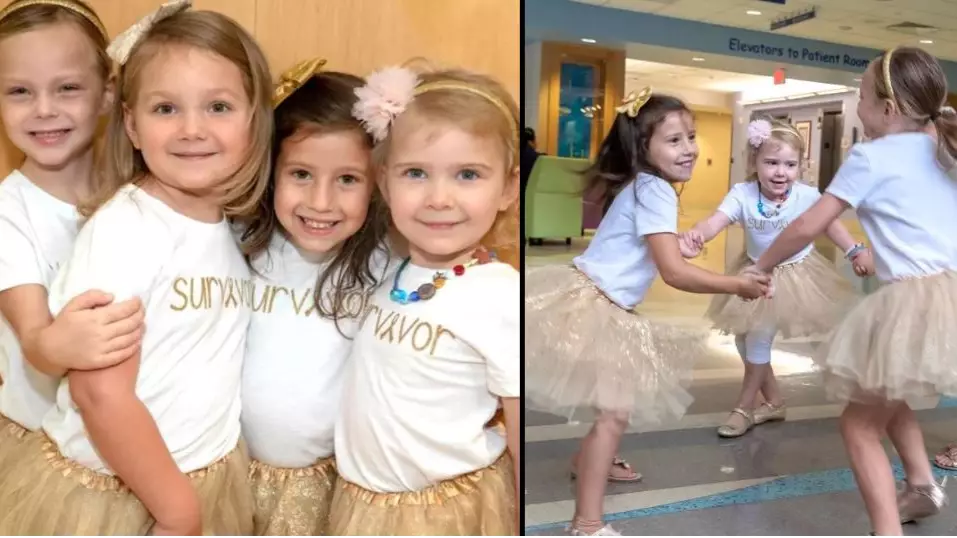 Four Girls Reunite After They Beat Cancer Together At The Same Hospital