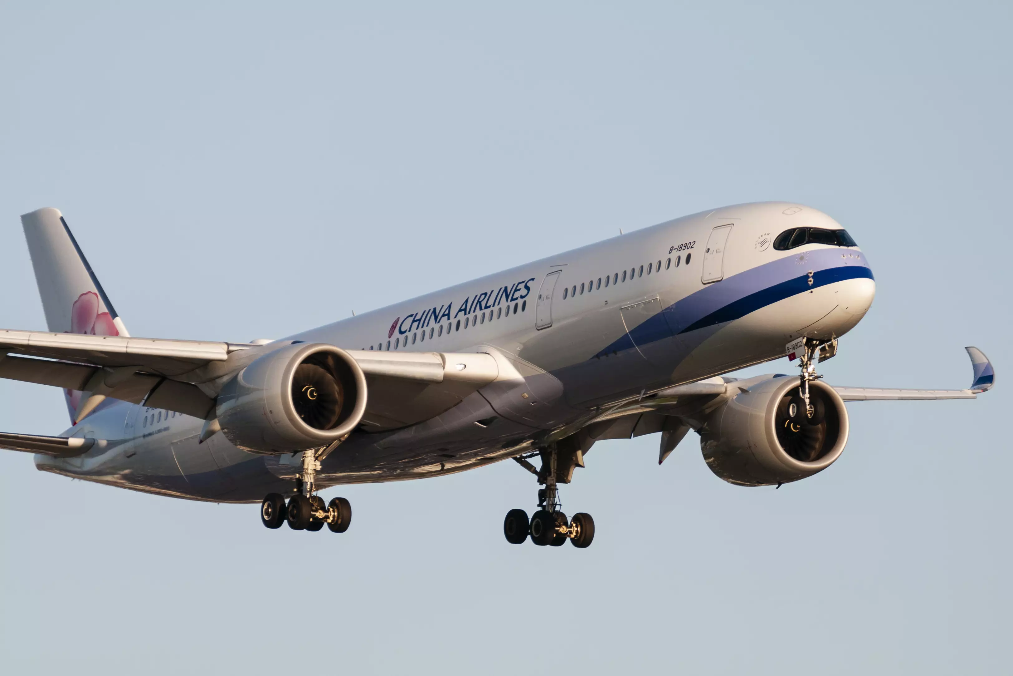A China Airlines passenger jet.