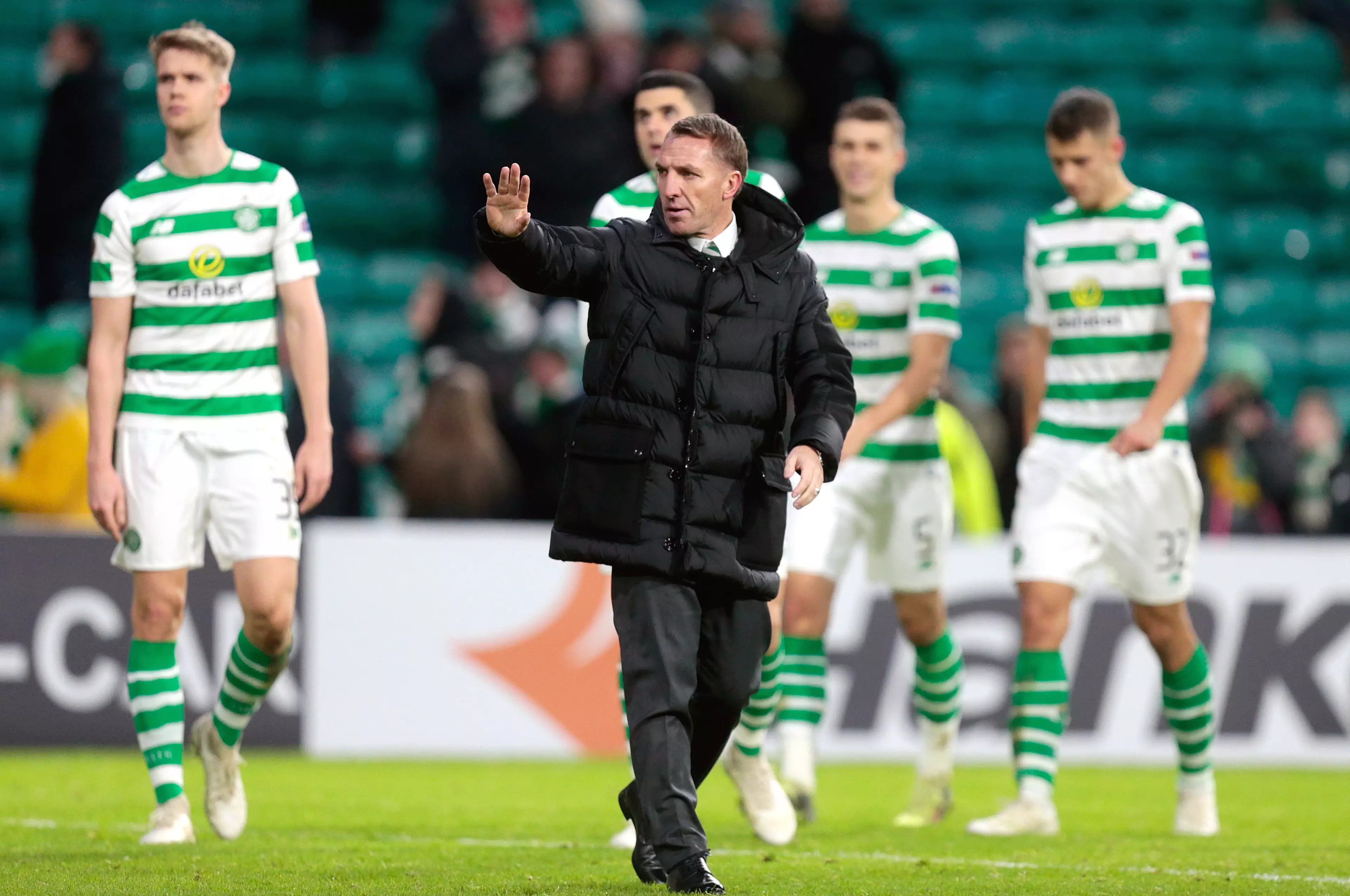 Brendan Rodgers and his side made it through. Image: PA Images