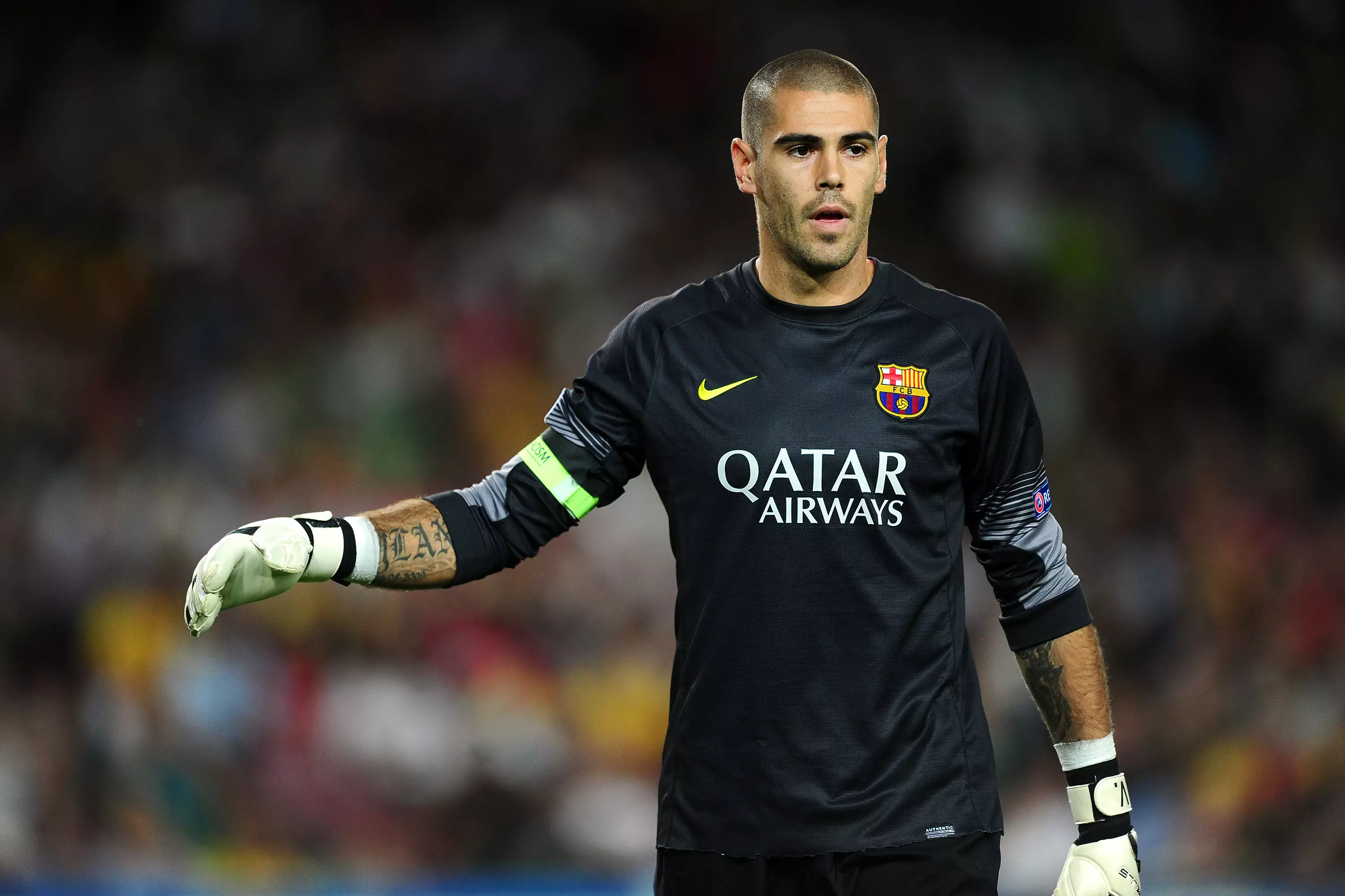 Valdes in his playing days. Image: PA Images