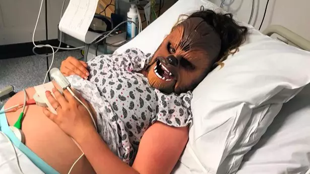 Woman Gives Birth Wearing 'Chewbacca' Mask For Some Reason