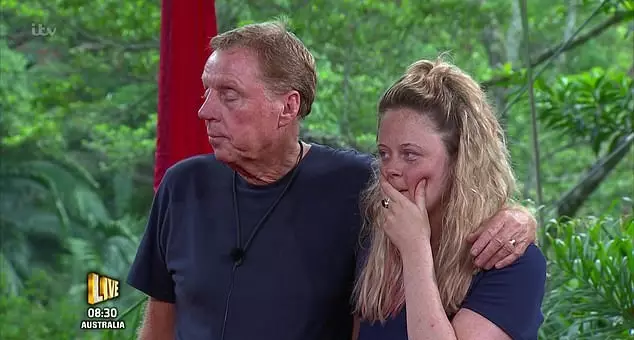 Emily was announced as the runner-up after Harry Redknapp became king of the jungle. (