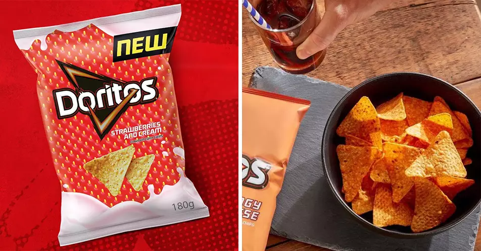 Doritos Has Teased New Strawberries & Cream Flavour Crisps