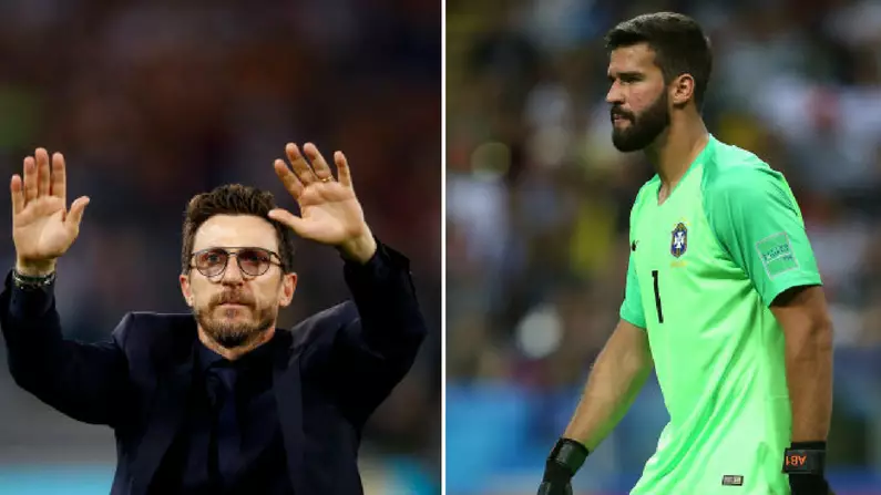 AS Roma Boss Vows Revenge On Alisson And Liverpool 