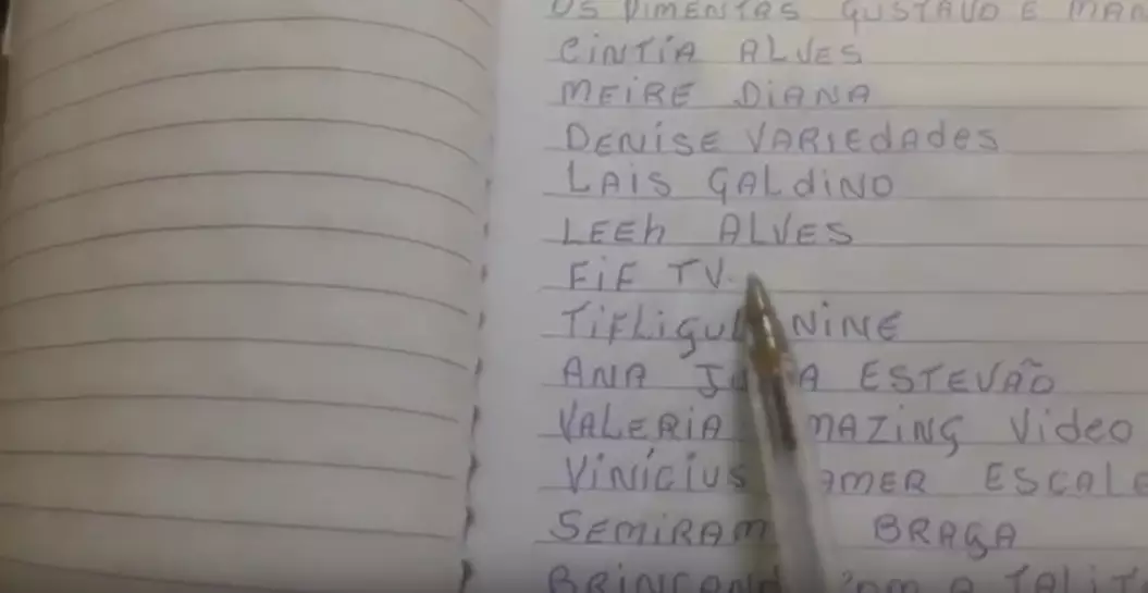 Nilson likes to write down the names of his subscribers so he can thank them all.