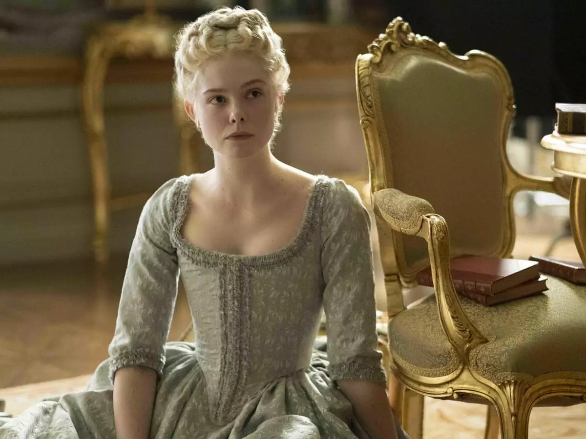 Elle Fanning as Catherine the Great.