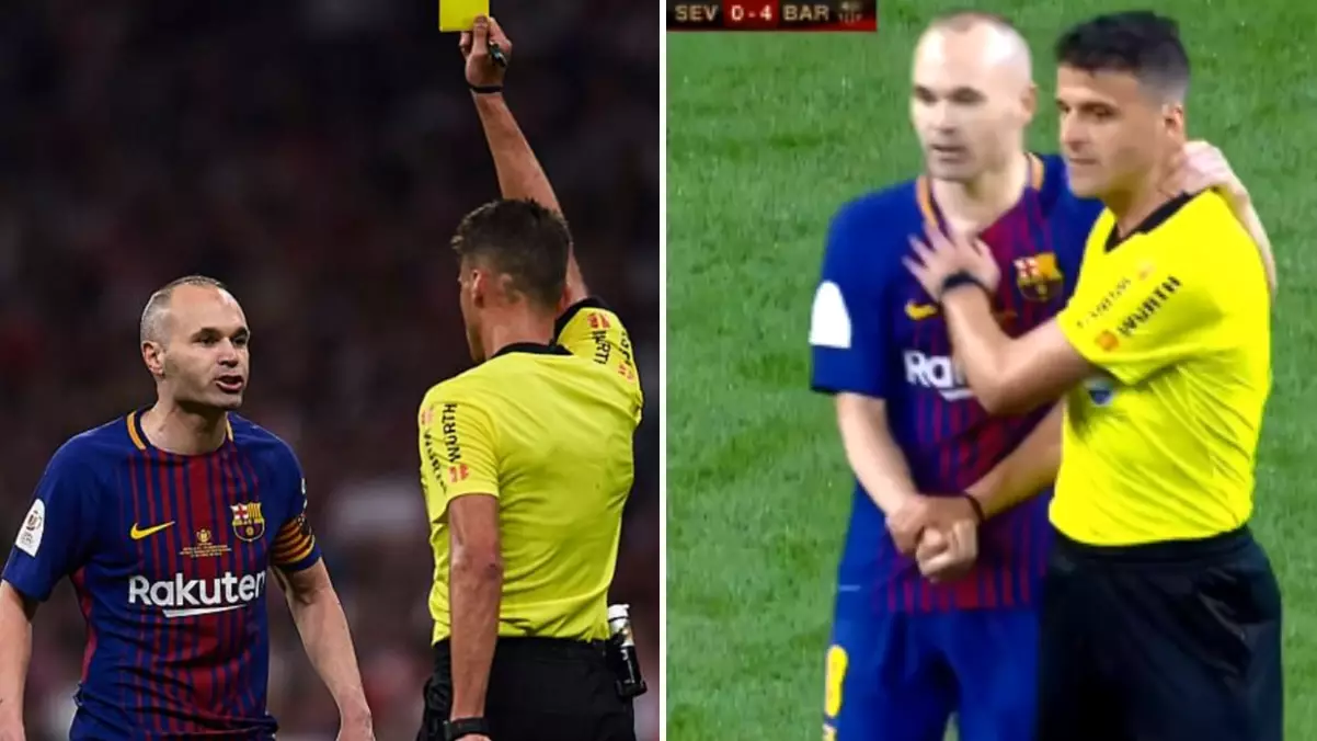 Andres Iniesta Proved What A Class Act He Is After Getting Booked