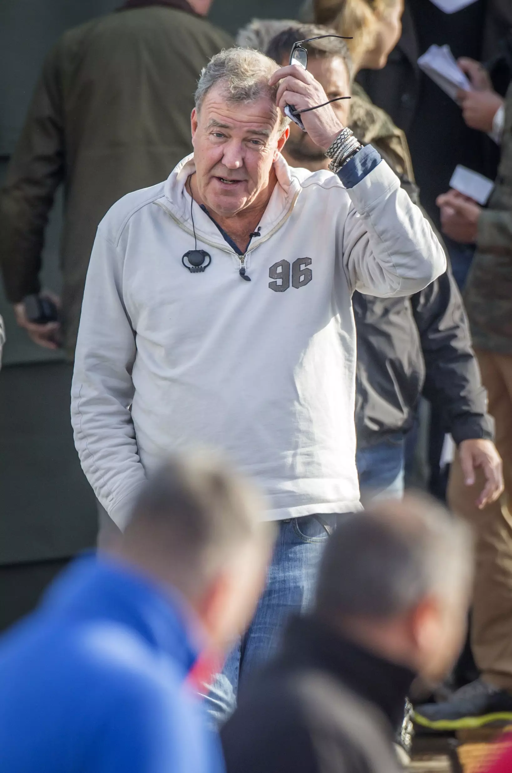 Clarkson on set of The Grand Tour in 2016.