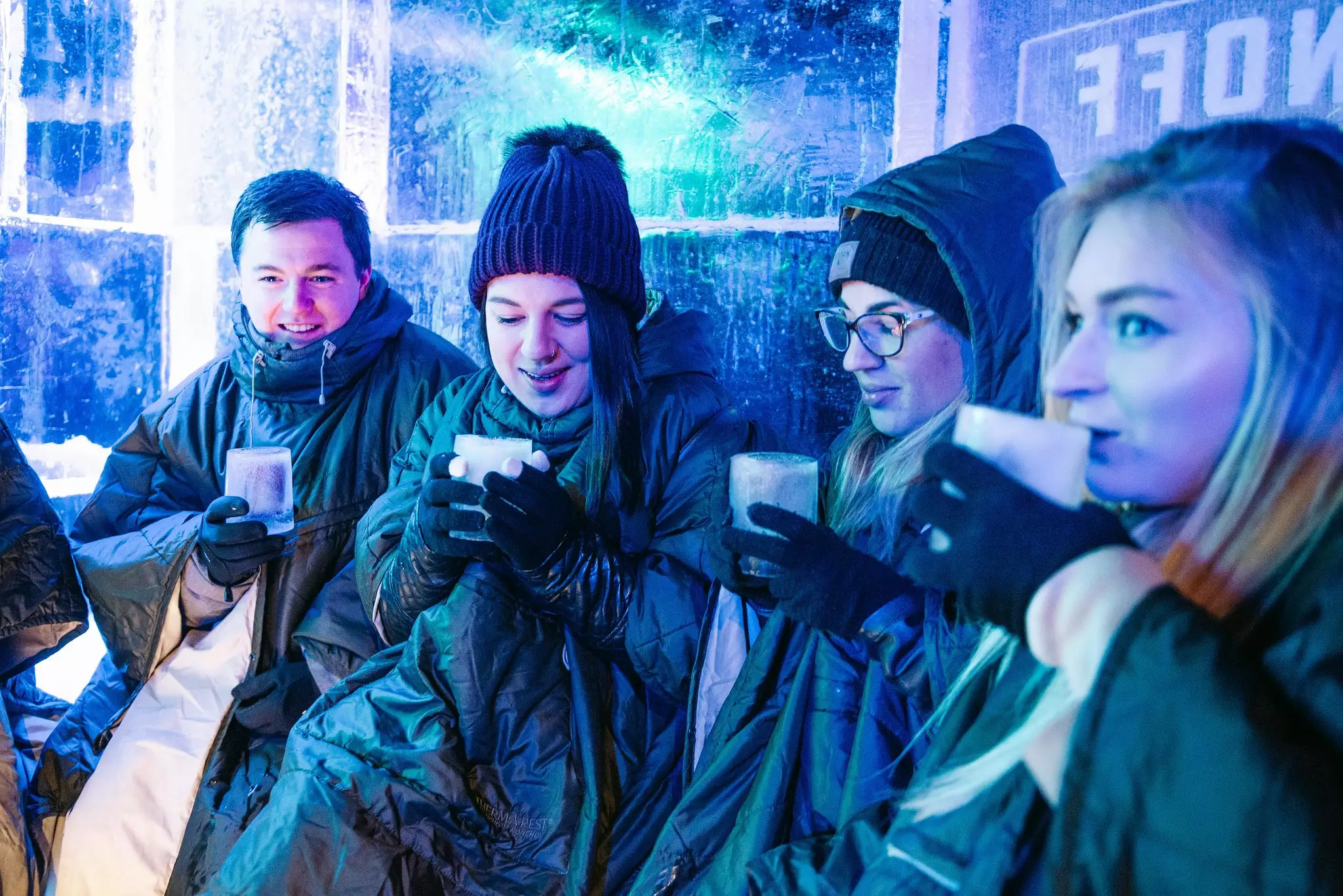 Round off the night with cocktails at the Ice Bar (