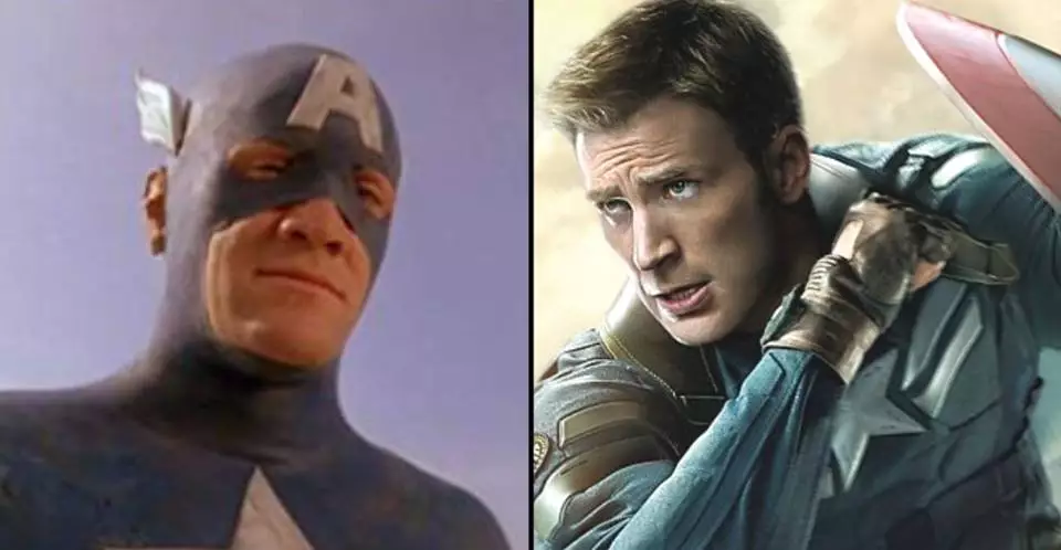 Captain America used to look a lot like a dad with too much time on his hands.