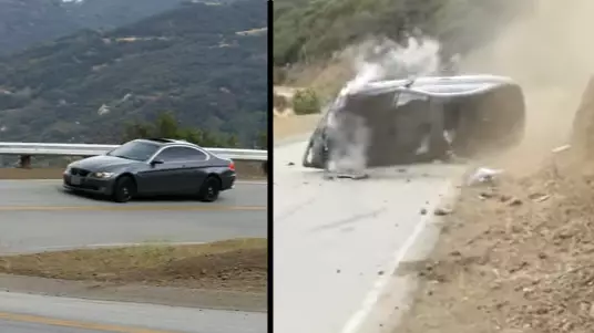 Man Gets Instant Karma When He Tries To Show Off In His New BMW