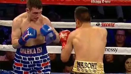 American Boxer Wearing 'America 1st' Shorts Gets Knocked Out By Mexican