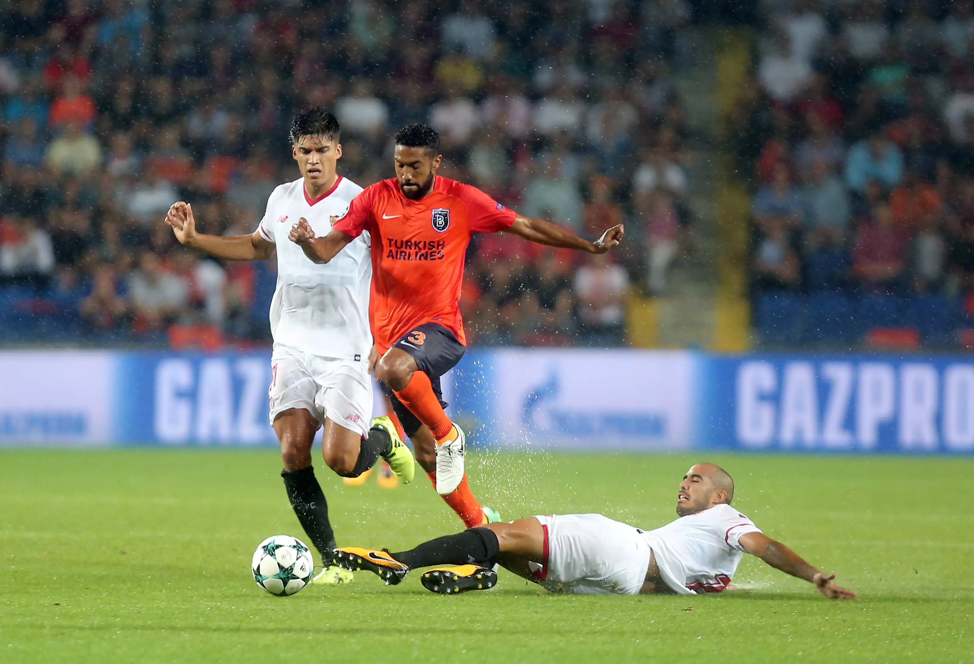 Clichy in action for Basaksehir. Image: PA