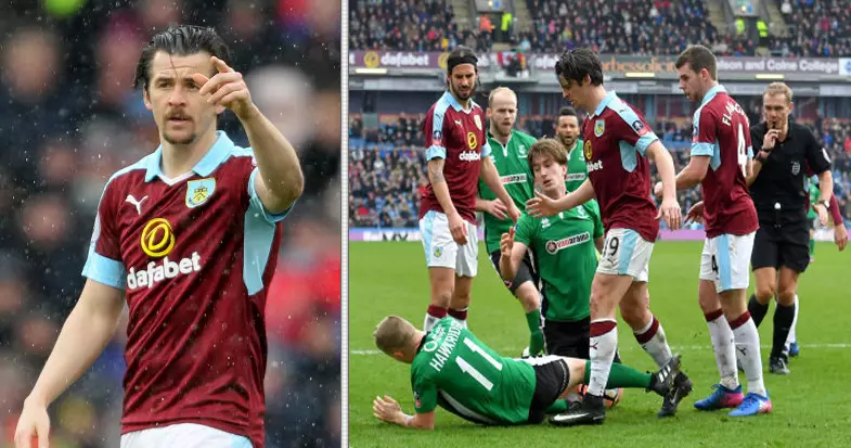 WATCH: Lincoln Fan Gives Joey Barton Stick After Burnley's FA Cup Defeat