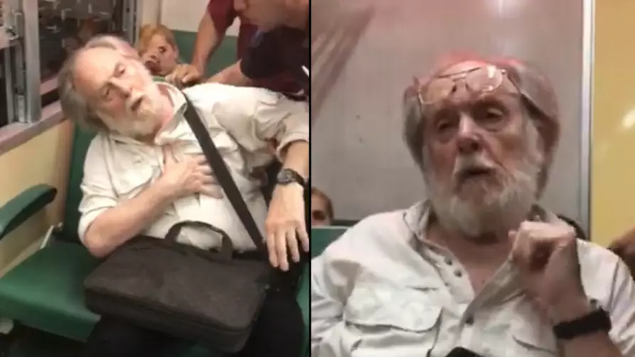 Man Fakes Heart Attack When Police Try To Kick Him Off A Train