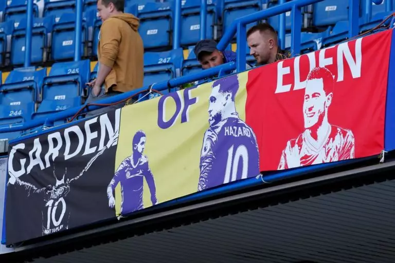 Chelsea To Remove 'Garden Of Eden' Banner After Hazard's Transfer To Real Madrid 