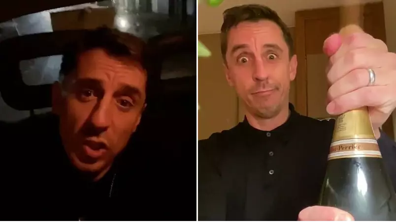 Gary Neville Savagely Taunted Liverpool After They Lost To Watford In The Premier League