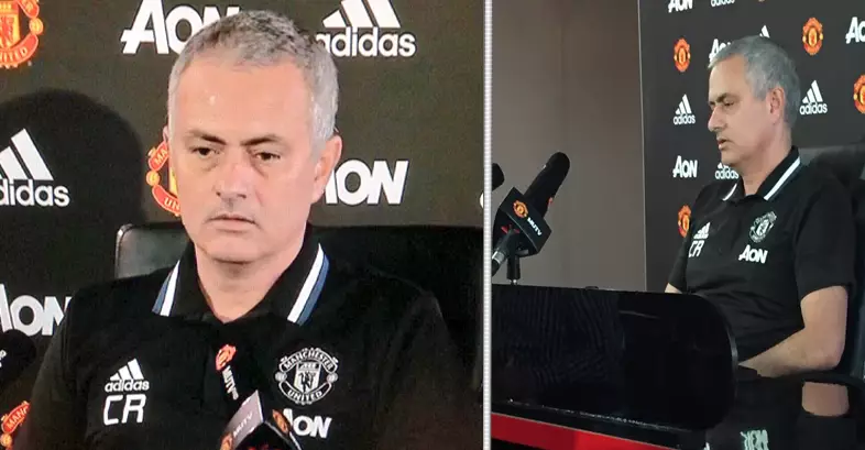 Jose Mourinho Pays Tribute To Claudio Ranieri With 'CR' Shirt In Press Conference 