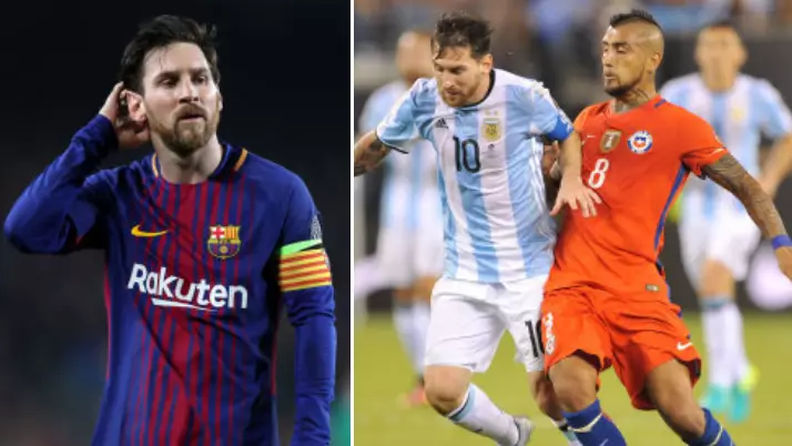 What Arturo Vidal Said About Lionel Messi Resurfaces Ahead Of Barcelona Transfer 