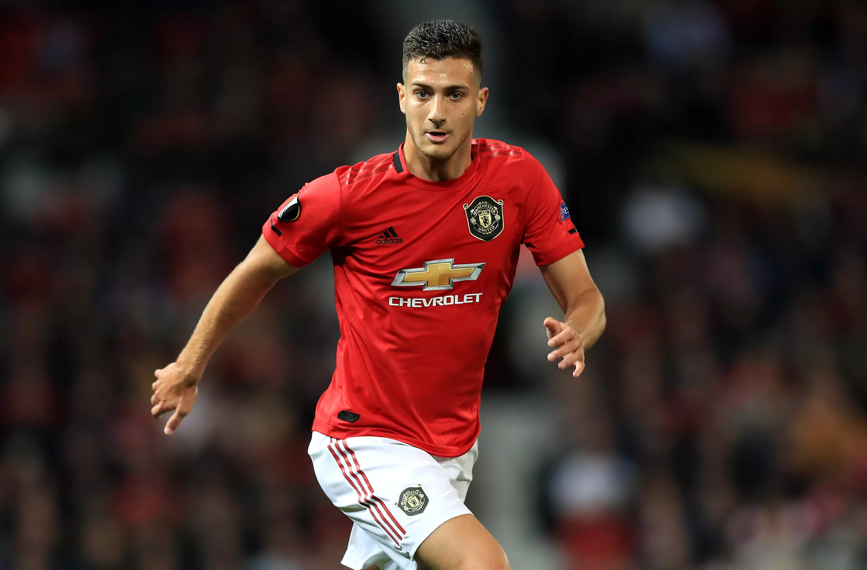 Dalot hasn't had much opportunity to prove himself at Manchester United. Image: PA Images