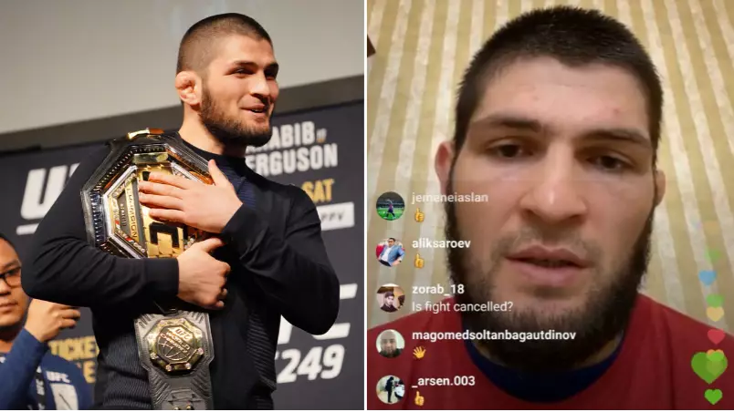 Khabib Nurmagomedov Confirms He's Stuck In Russia, Says UFC 249 Could Move On Without Him