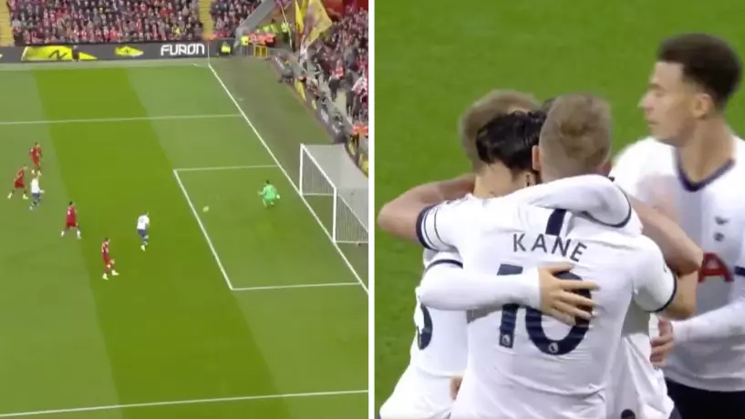 Harry Kane Puts Spurs 1-0 Up Against Liverpool At Anfield Inside 47 Seconds