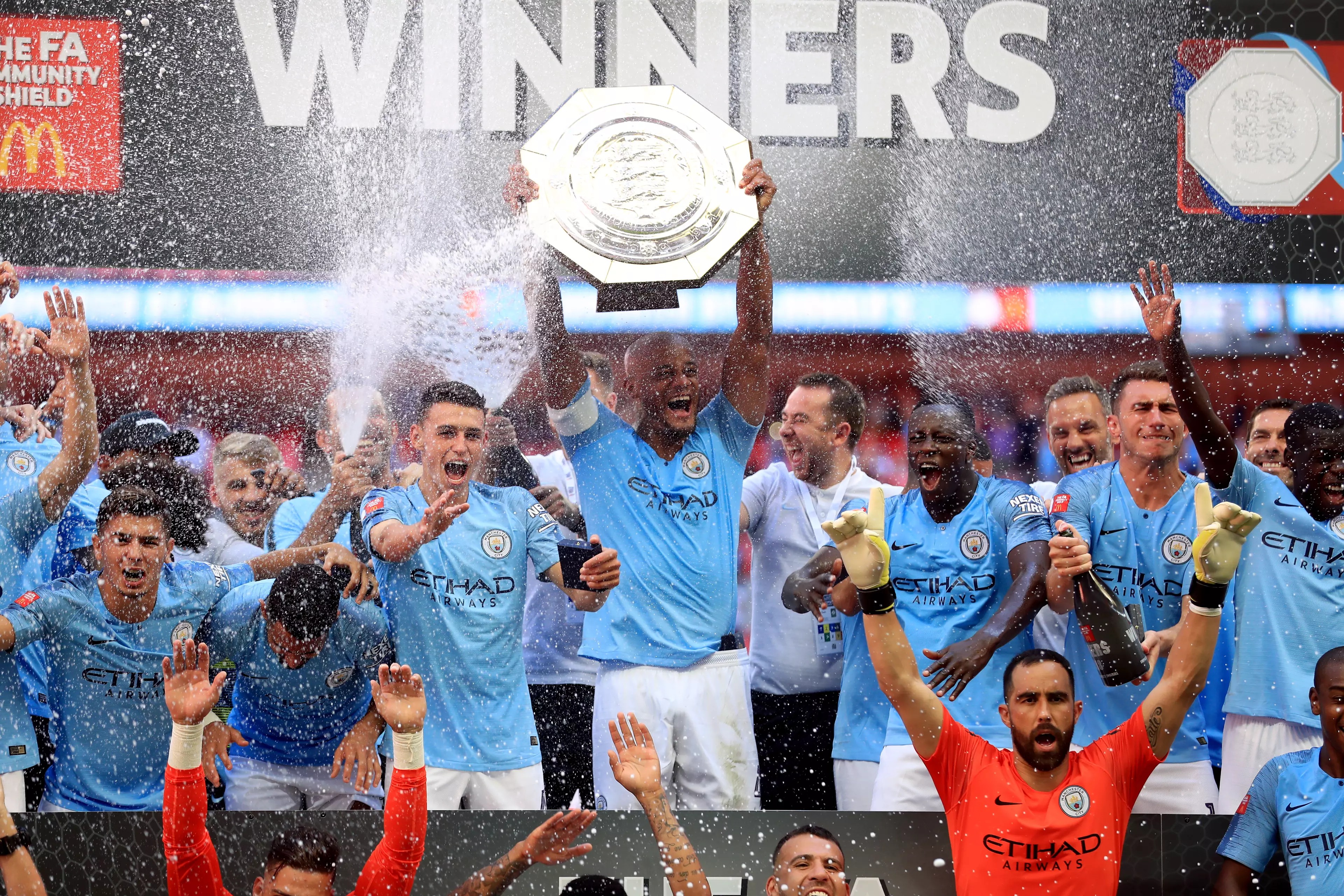 City have already added to their trophy haul with the Community Shield. Image: PA Images