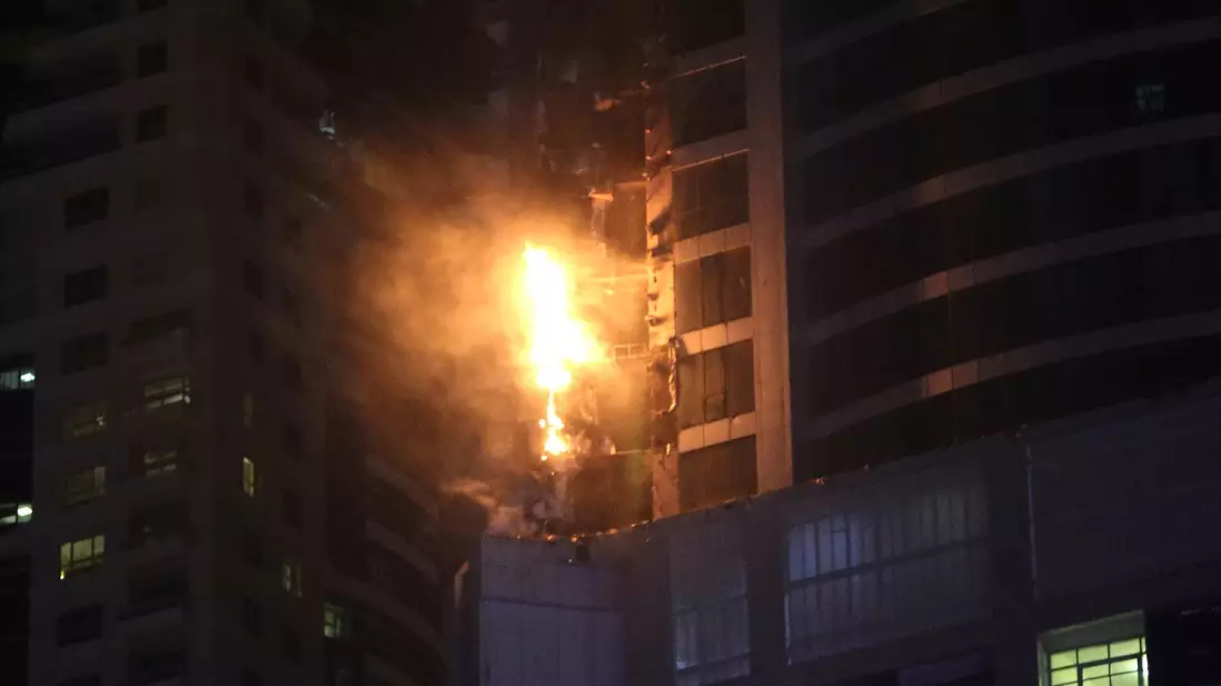 Blaze Tears Through Torch Tower In Dubai