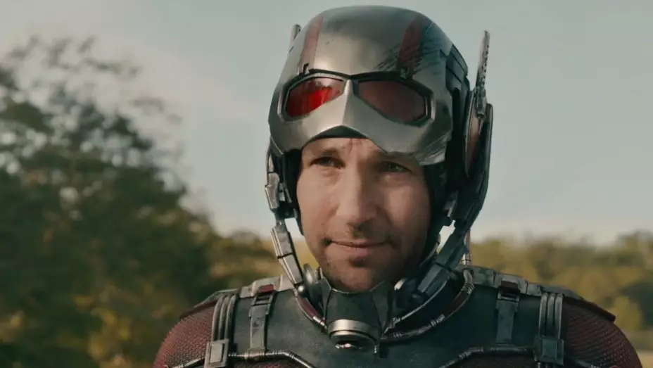 Paul Rudd as Ant-Man.