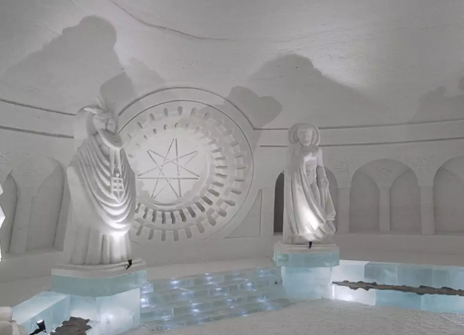 The Game of Thrones ice village even does weddings