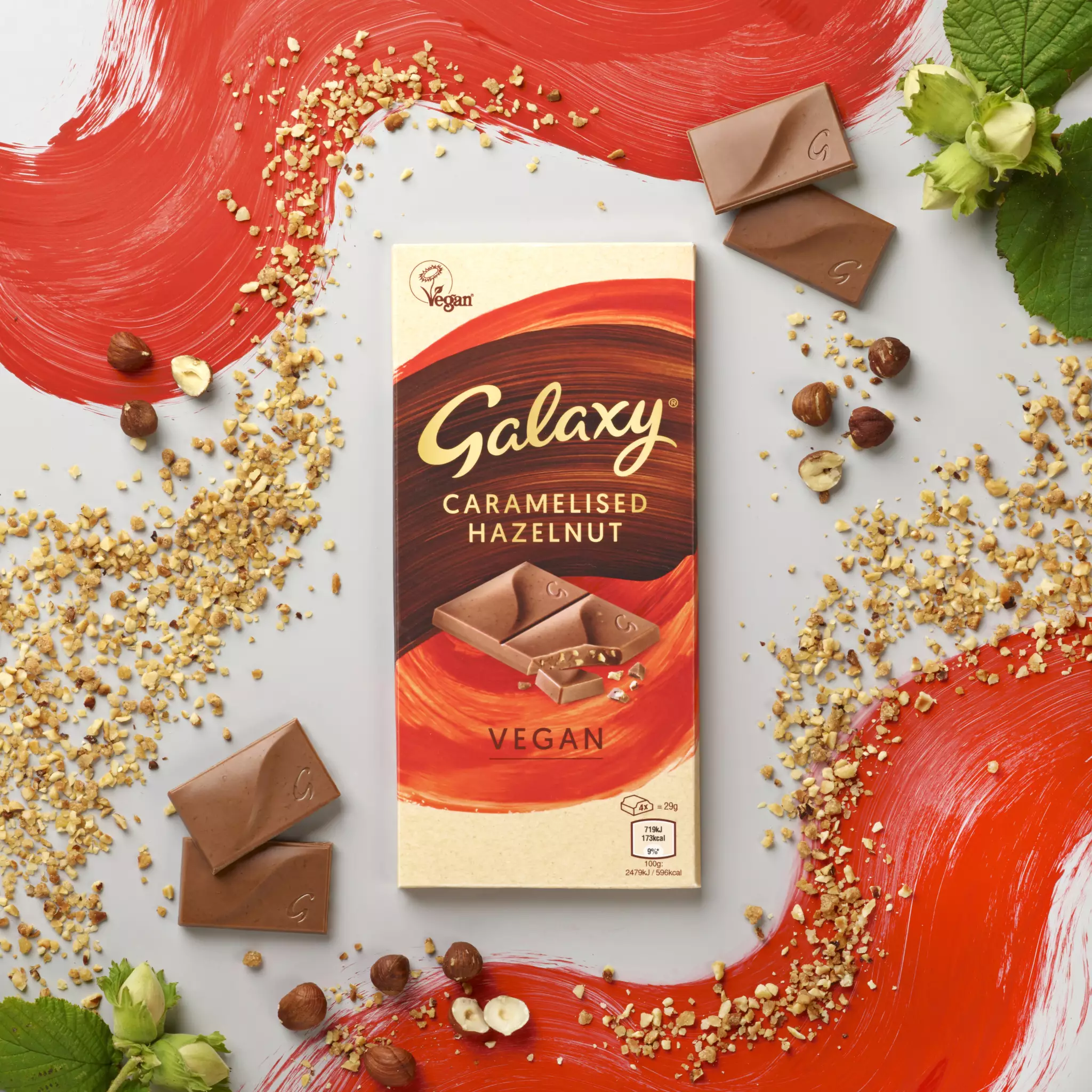 Galaxy are launching their first vegan chocolate bar. (