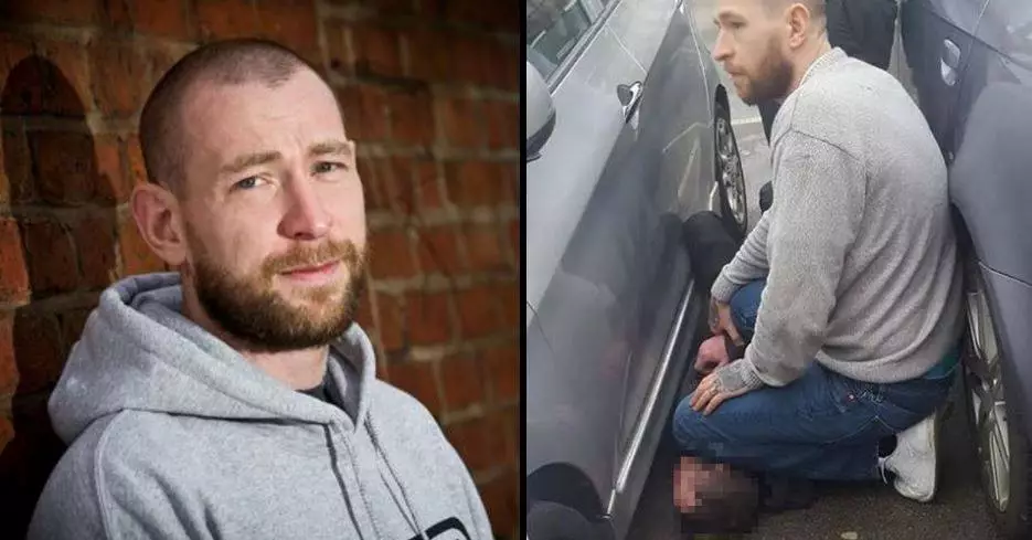 Brave Lad Takes Down Knife-Wielding Stranger Who Threatened To Stab A Mum In A Car Park