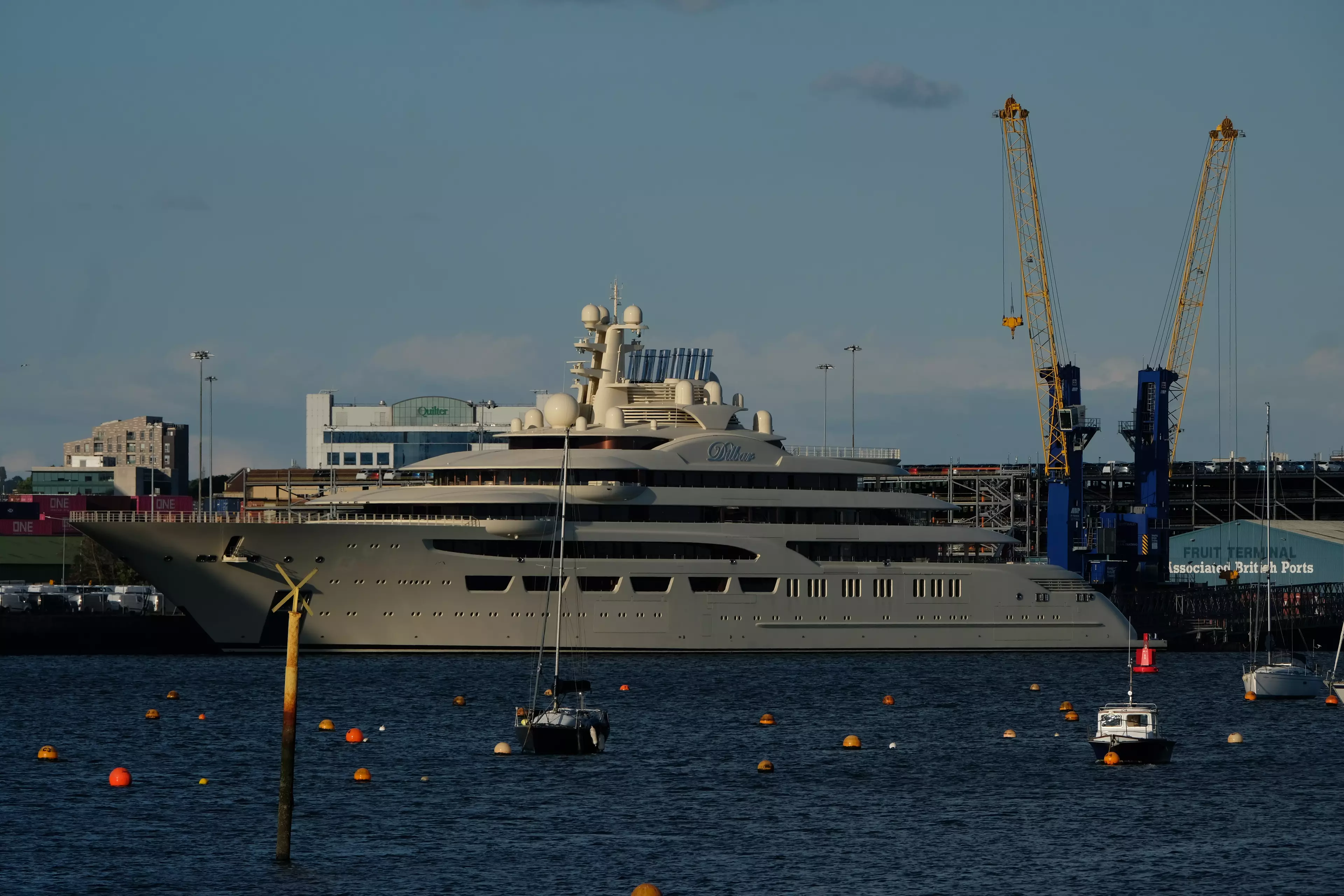 World's Biggest Superyacht Worth $650 Million Arrives In Southampton