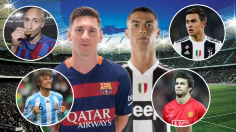 The 16 Lucky Players To Have Played With Cristiano Ronaldo And Lionel Messi