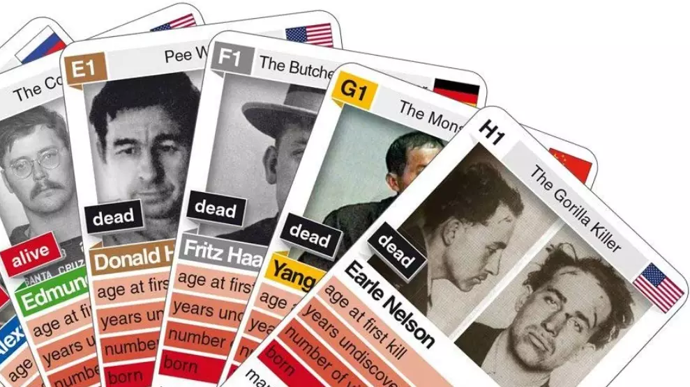 Top Trumps-Style Game Where Players Compare Serial Killers Branded 'Sick'