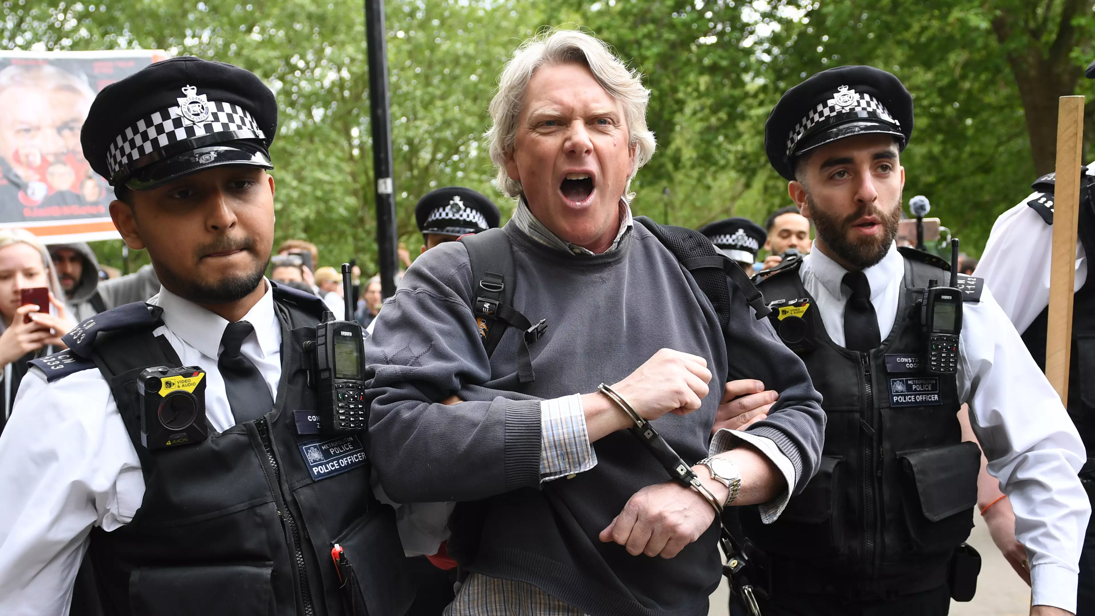 Arrests Made After Group Gathers In Hyde Park For Anti-Lockdown Protest