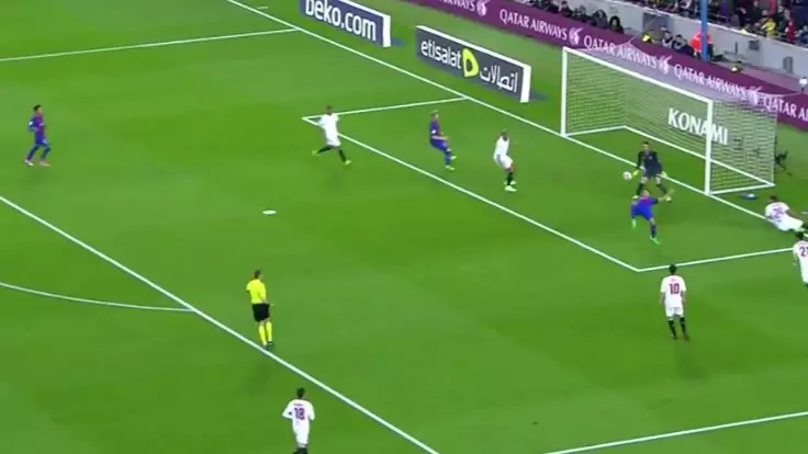 WATCH: Luis Suarez Scores Sublime Overhead Kick Vs Sevilla