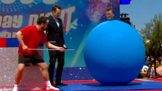 Declan Donnelly's Pants Literally Blown Off In Hilarious Saturday Night Takeaway Game