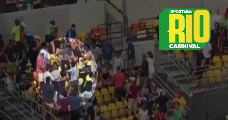WATCH: Argentina And Brazil Fans Get Into Punch Up During Olympic Tennis