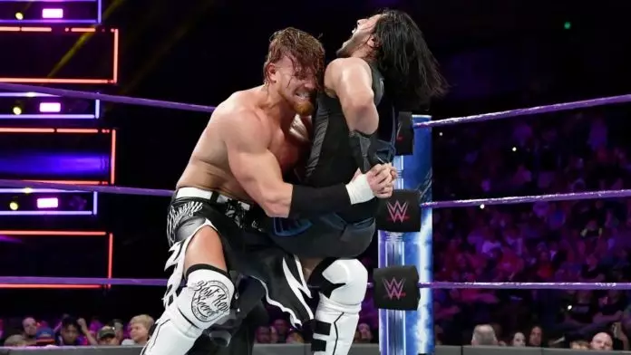 Murphy taking on Mustafa Ali, who has also left 205 Live and works on the SmackDown brand. (Image