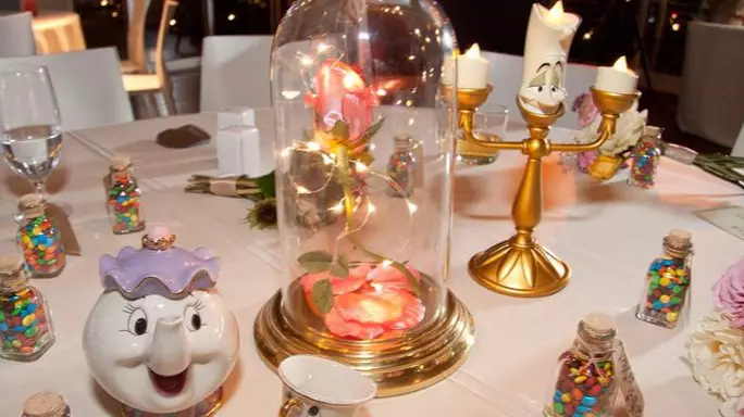 Every Table At This Couple's Wedding Had A Magical Disney Theme